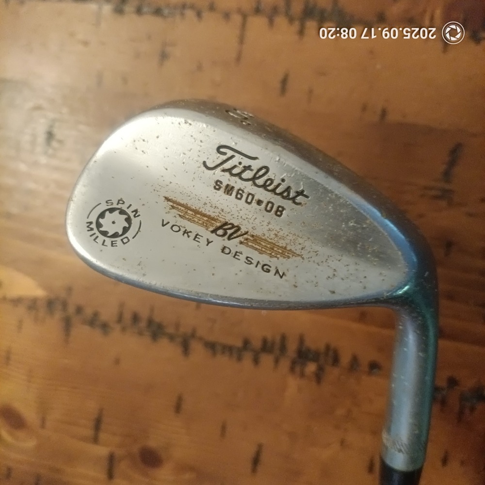 Titleist Vokey Design SM6 Tour Chrome 60° Lob Wedge – Steel Shaft